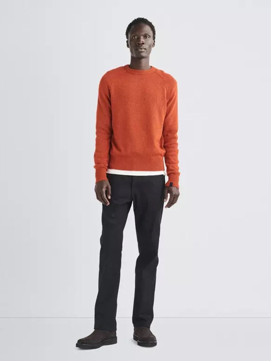 Men RAG + BONE Sweaters & Sweatshirts | Harlow Donegal Crew Rust Multi