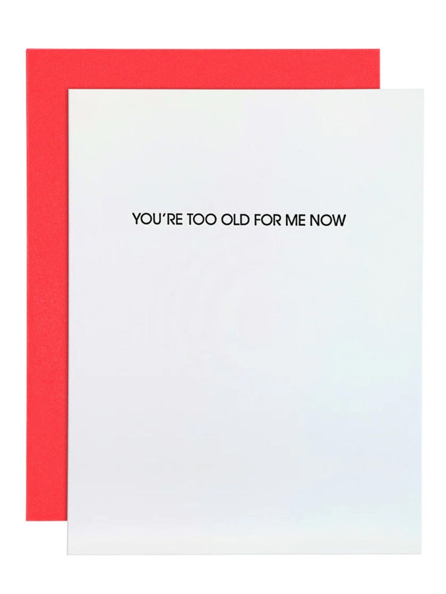 Lifestyle CHEZ GAGNE LETTERPRESS Stationery | You'Re For Me Now Greeting Card Too Old