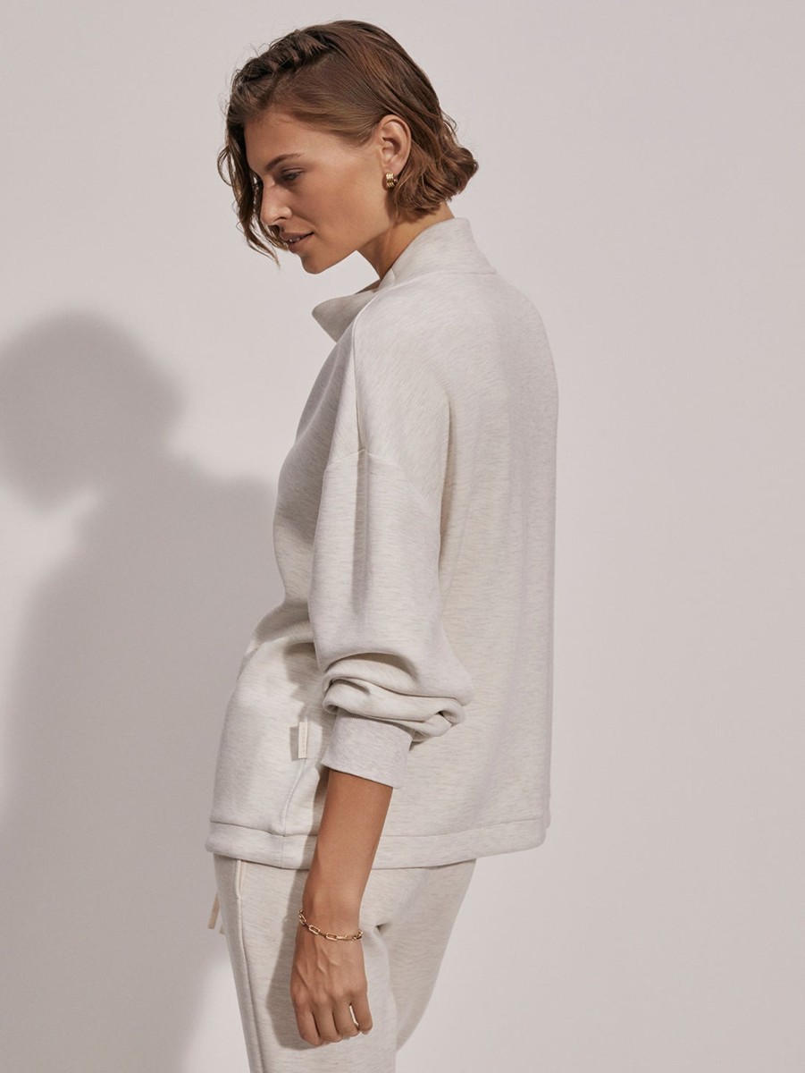 Women VARLEY Sweaters & Sweatshirts | Betsy Sweatshirt Marl Ivory