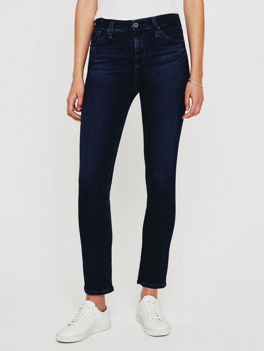 Women AG Jeans Jeans | Mari High Rise Straight Jean Plaza