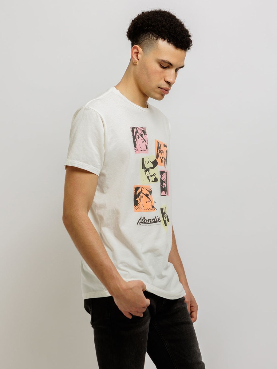 Men Retro Brand Black Label T-Shirts | Blondie T-Shirt Antique White