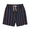 Men LES DEUX Shorts | Lawson Stripe Short - Dark Navy/Light Camel Navy Camel