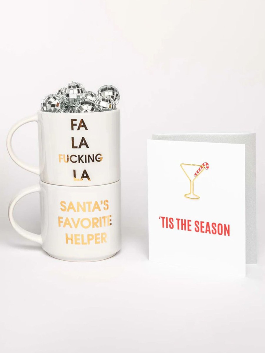 Lifestyle CHEZ GAGNE LETTERPRESS Stationery | Paper Clip Letterpress Cards - Tis The Season