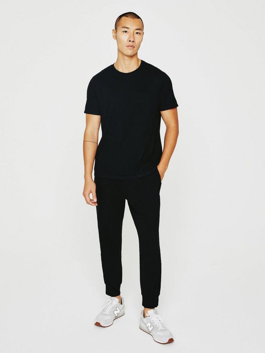 Men AG Jeans T-Shirts | Bryce Crew Neck Tee - True Black