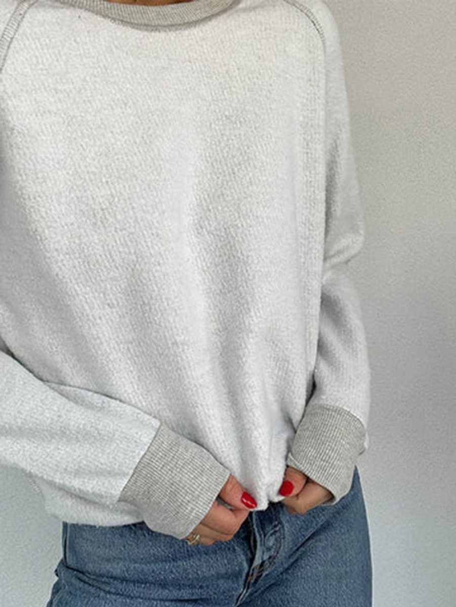 Women PERFECTWHITETEE Sweaters & Sweatshirts | Ziggy Sweatshirt Heather Grey