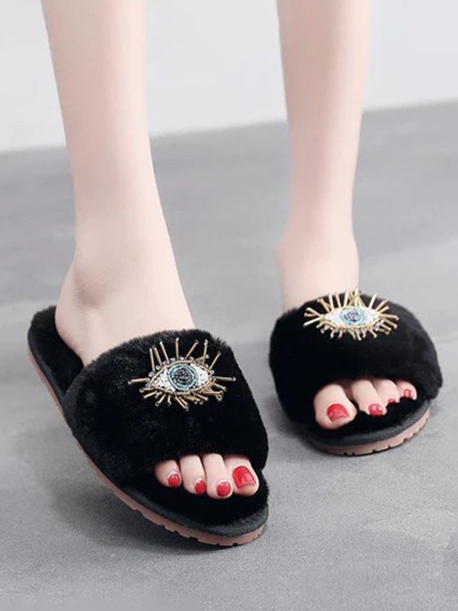 Women LIM LIM Shoes | Evil Eye Beaded Slipper