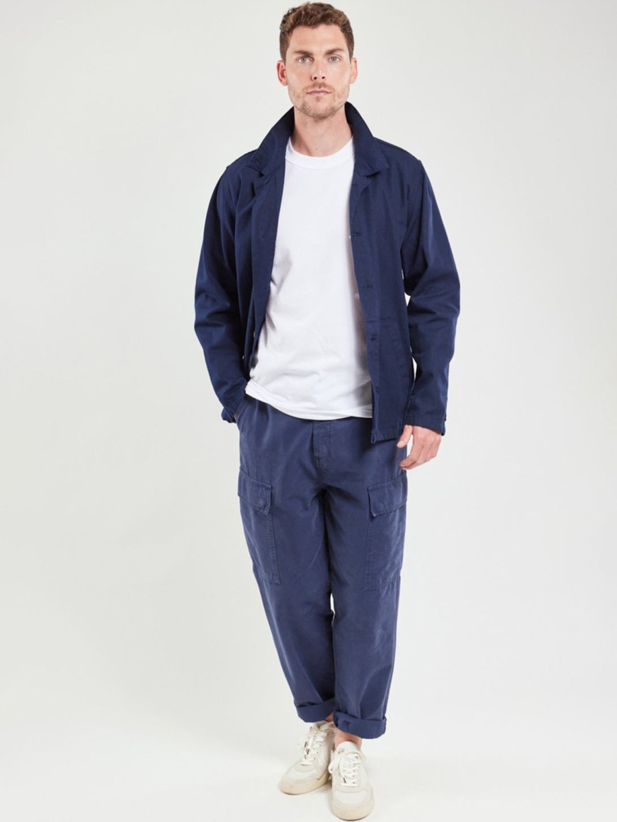 Men Armor Lux Pants | Cotton Chino Pant Deep Marine