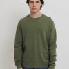 Men FRAME Tops | Duo Fold Long Sleeve Top - Heathered Desert Sage Heathered Desrt