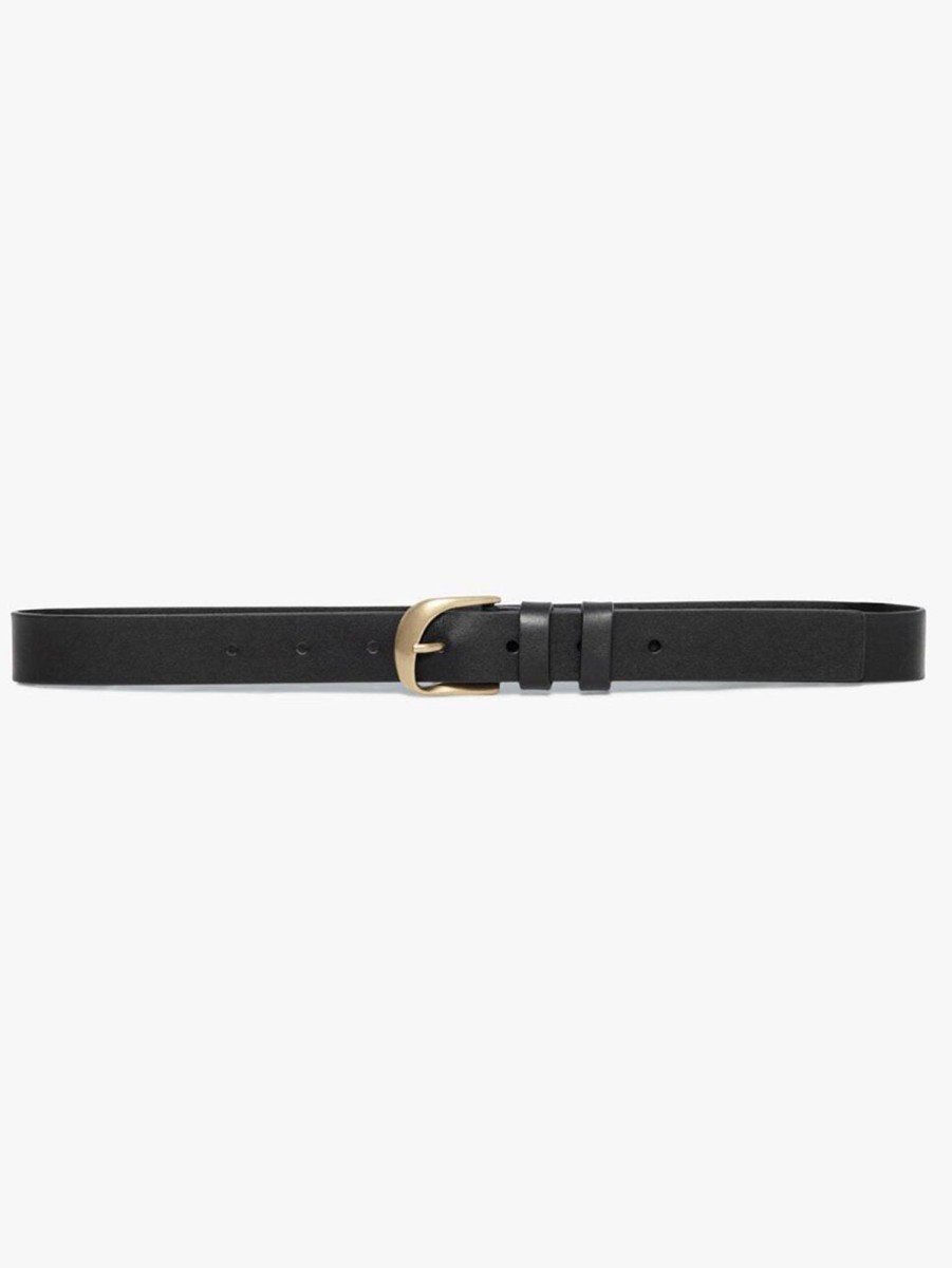 Women FRAME Belts | Twist Buckle Belt Black