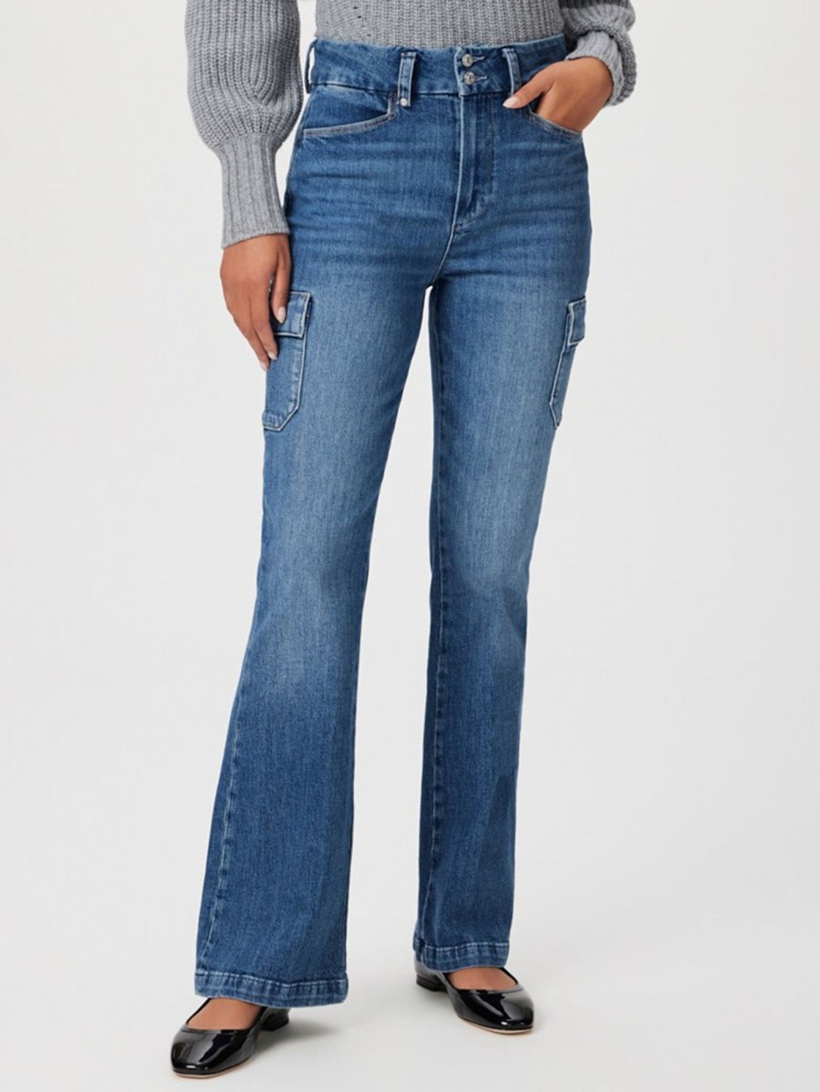 Women Paige Jeans | Dion Cargo Jean Concerto