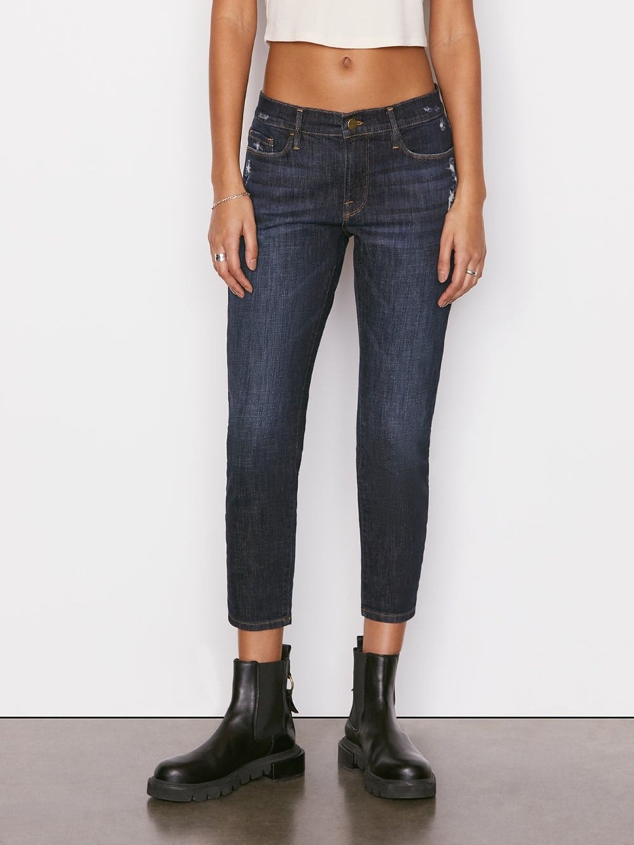 Women FRAME Jeans | Le Garcon Girlfriend Crop Jean Nt Cova