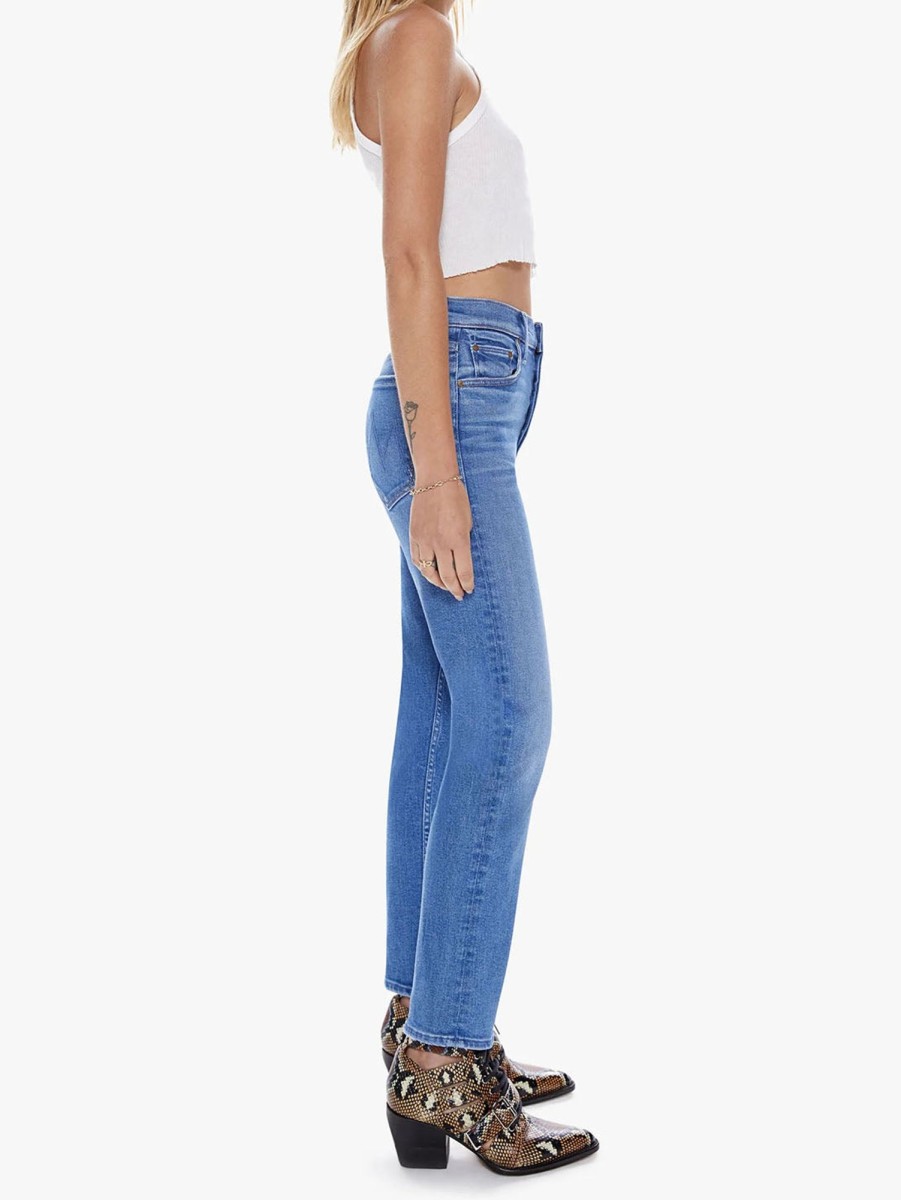 Women Mother Jeans | The Tomcat Ankle Jean - Layover Lyr