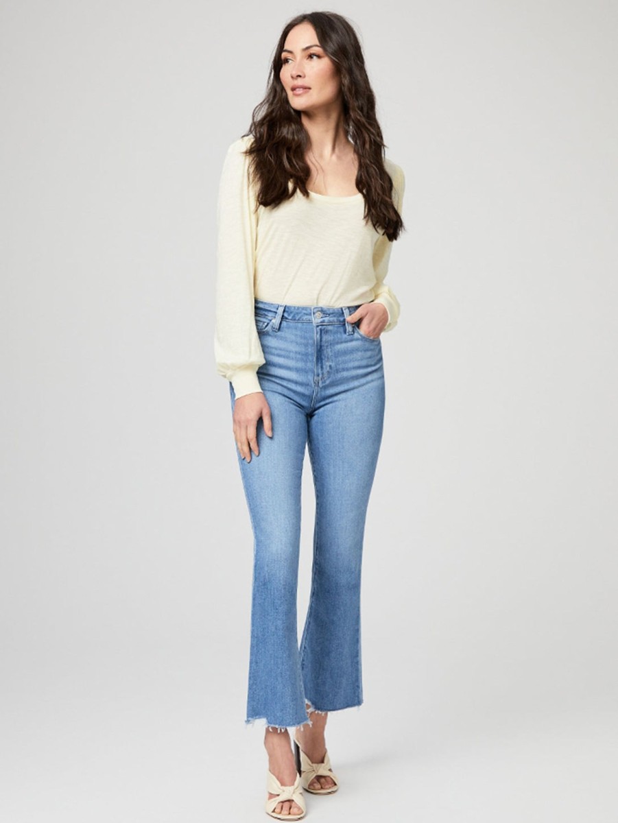 Women Paige Jeans | Claudine Ankle Bootcut Jean Darling