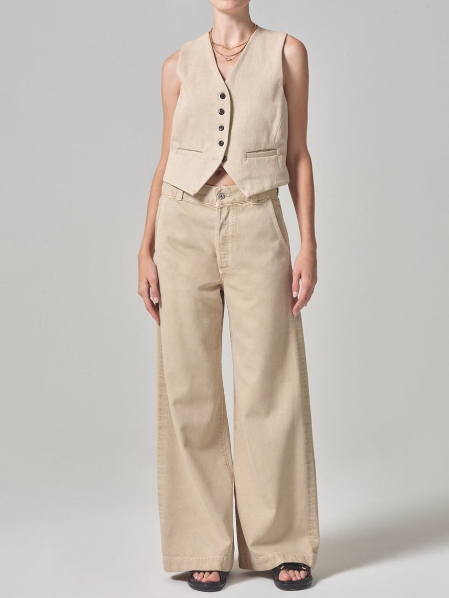 Women Citizens of Humanity Pants | Beverly Trouser Taos Sand