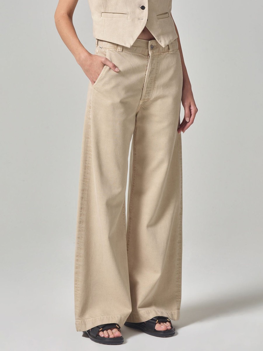 Women Citizens of Humanity Pants | Beverly Trouser Taos Sand