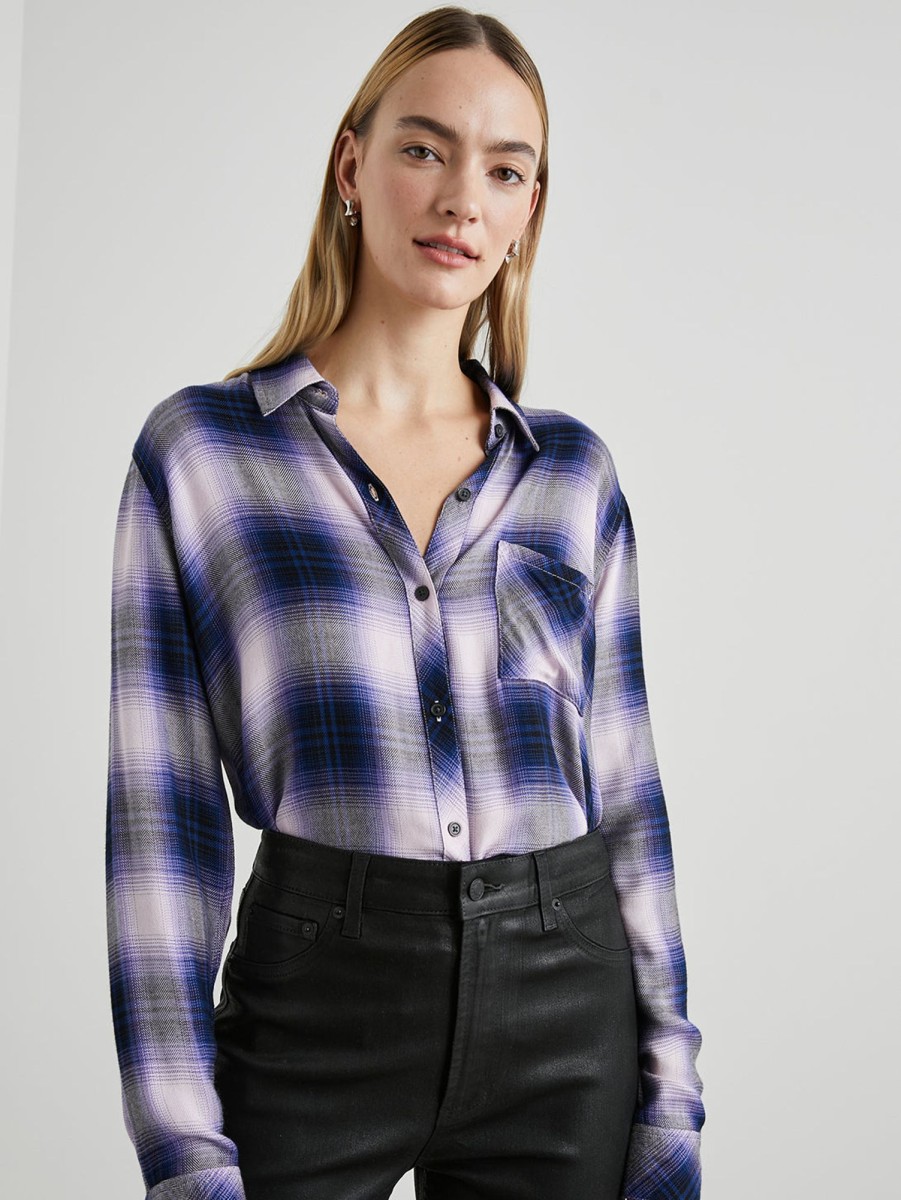 Women Rails Shirts | Hunter P Aid Shirt - Orchid