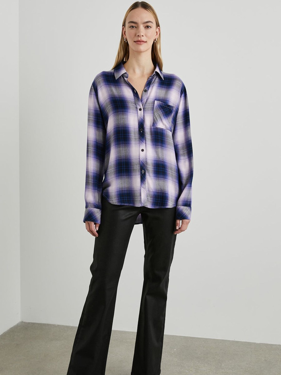 Women Rails Shirts | Hunter P Aid Shirt - Orchid