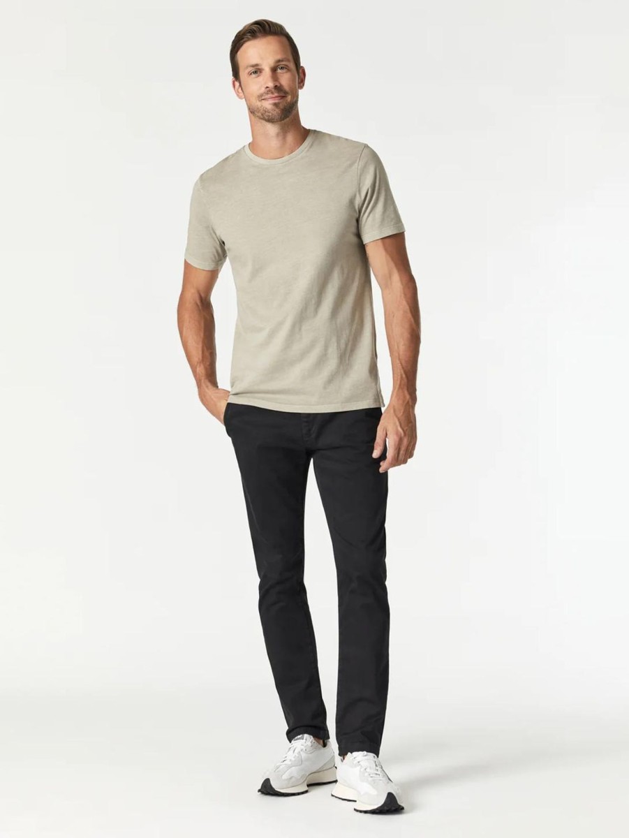 Men Mavi Pants | Johnny Twill Chino Pant Sateen Twill Black