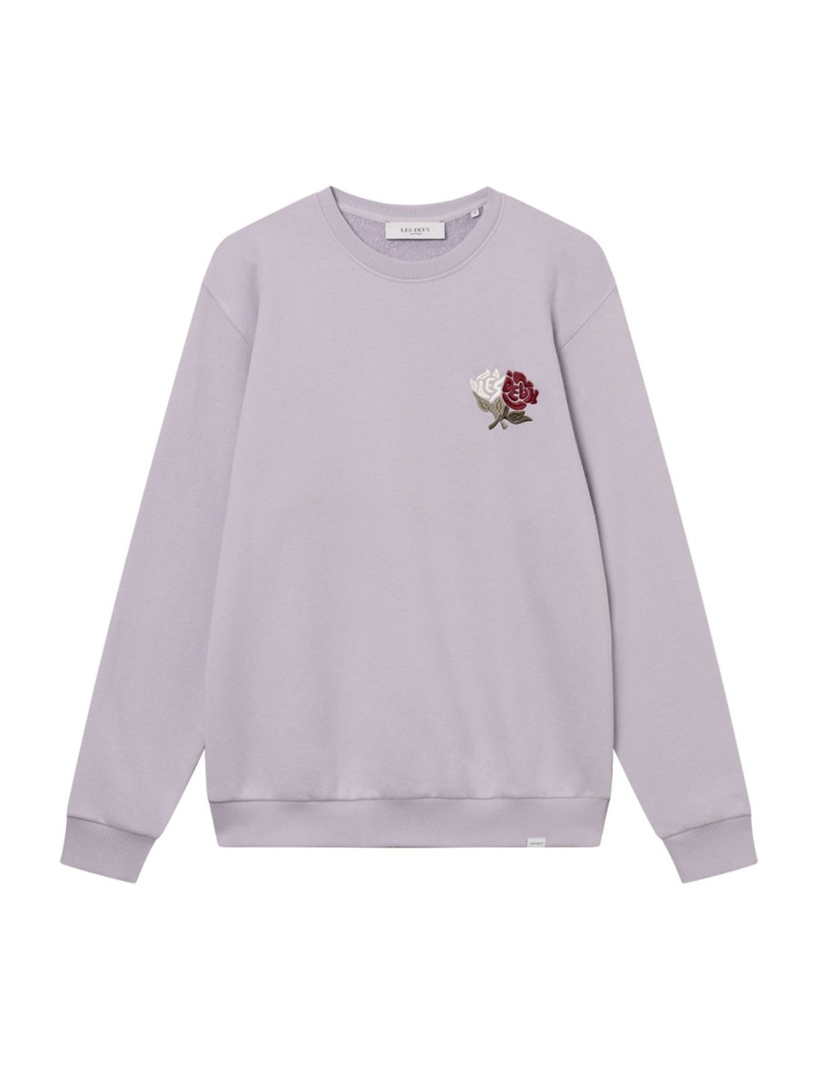 Men LES DEUX Sweaters & Sweatshirts | Felipe Sweatshirt Light Orchid