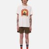 Men Nudie Jeans T-Shirts | Roy Every Mountain Tee Chalk White