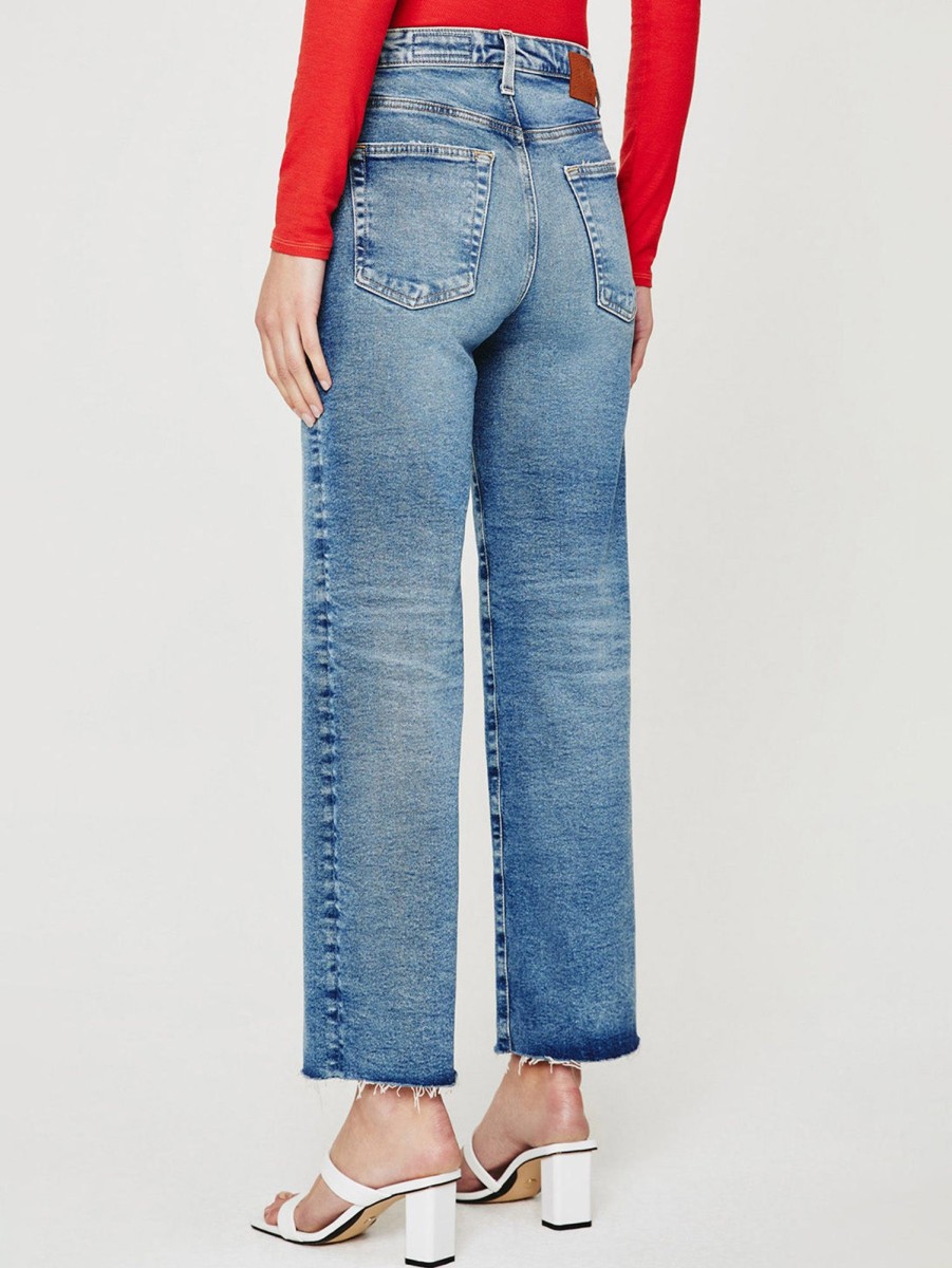 Women AG Jeans Jeans | Saige Wide Crop Jean - 18 Years Atlantic 18 Yrs Atlantic