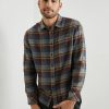 Men Rails Shirts & Polos | Lennox Plaid Shirt Denim Ruby