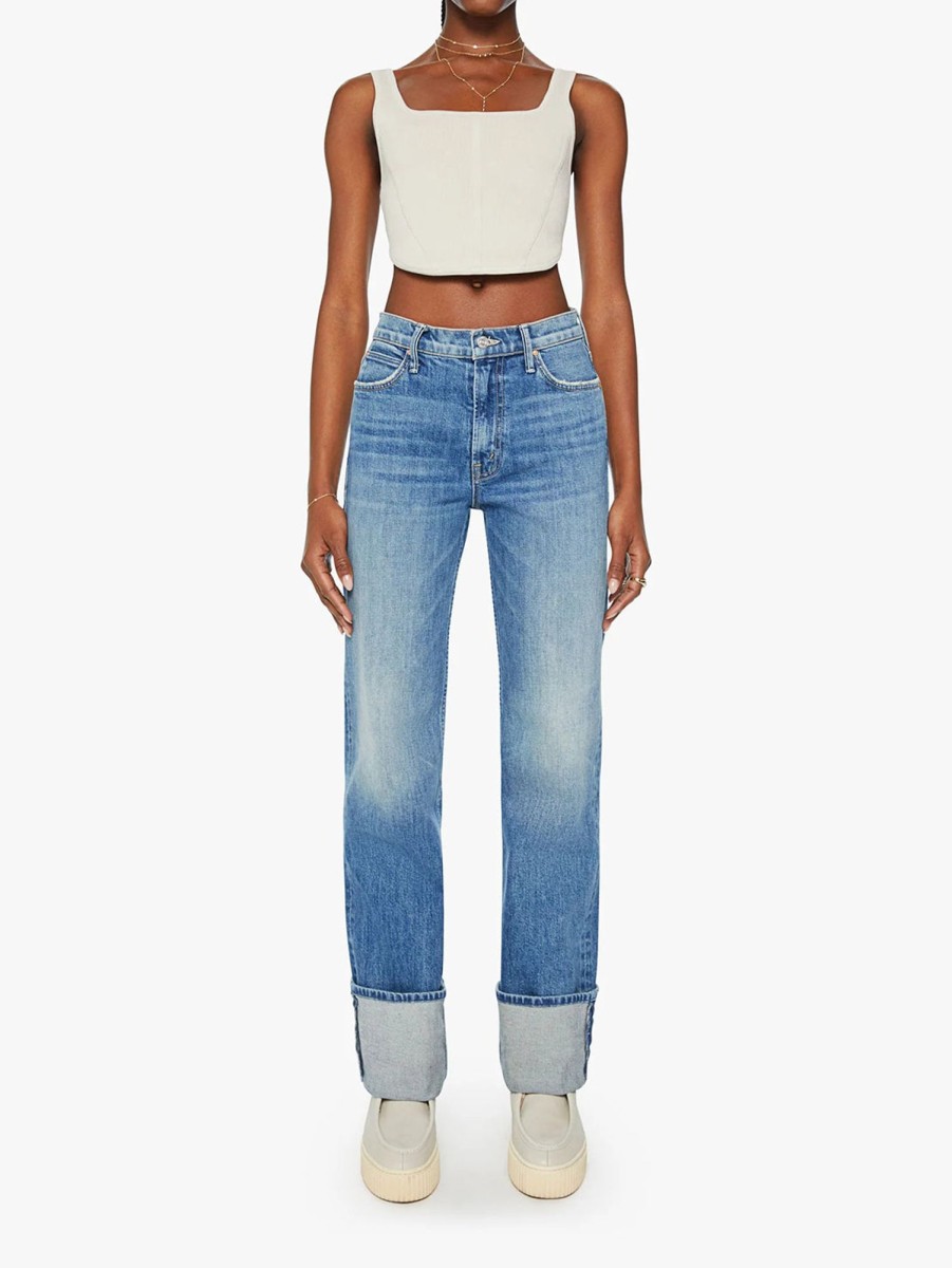 Women Mother Jeans | The Duster Skimp Cuff Jean - Just Horsin' Around Hra