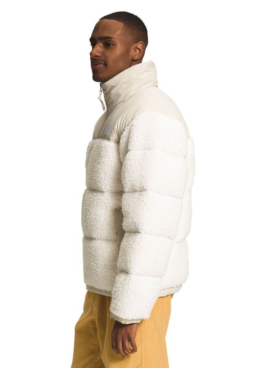 Men The North Face Outerwear & Jackets | 1996 High Pile Nuptse Jacket Gardenia White