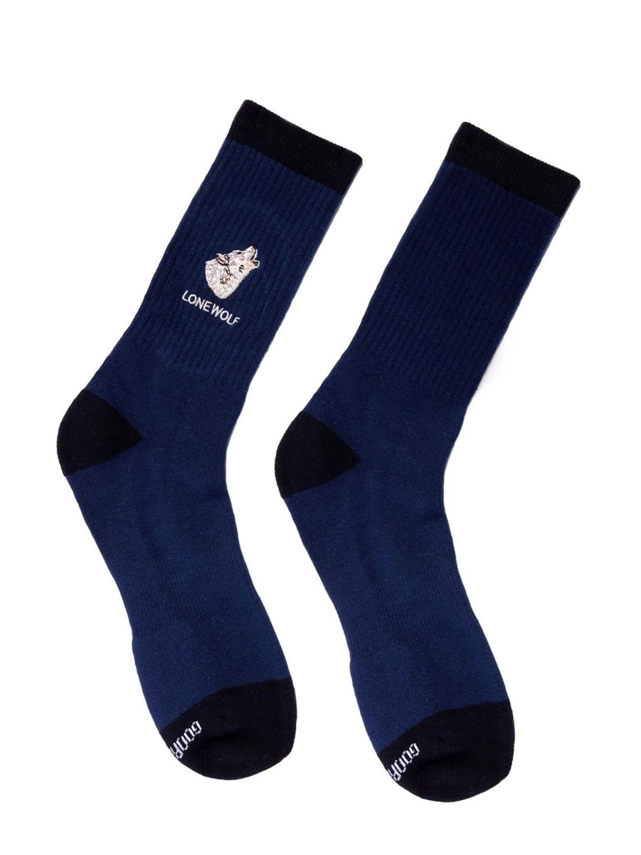 Men GOORIN BROTHERS Footwear & Socks | Moon Kick Sock Navy