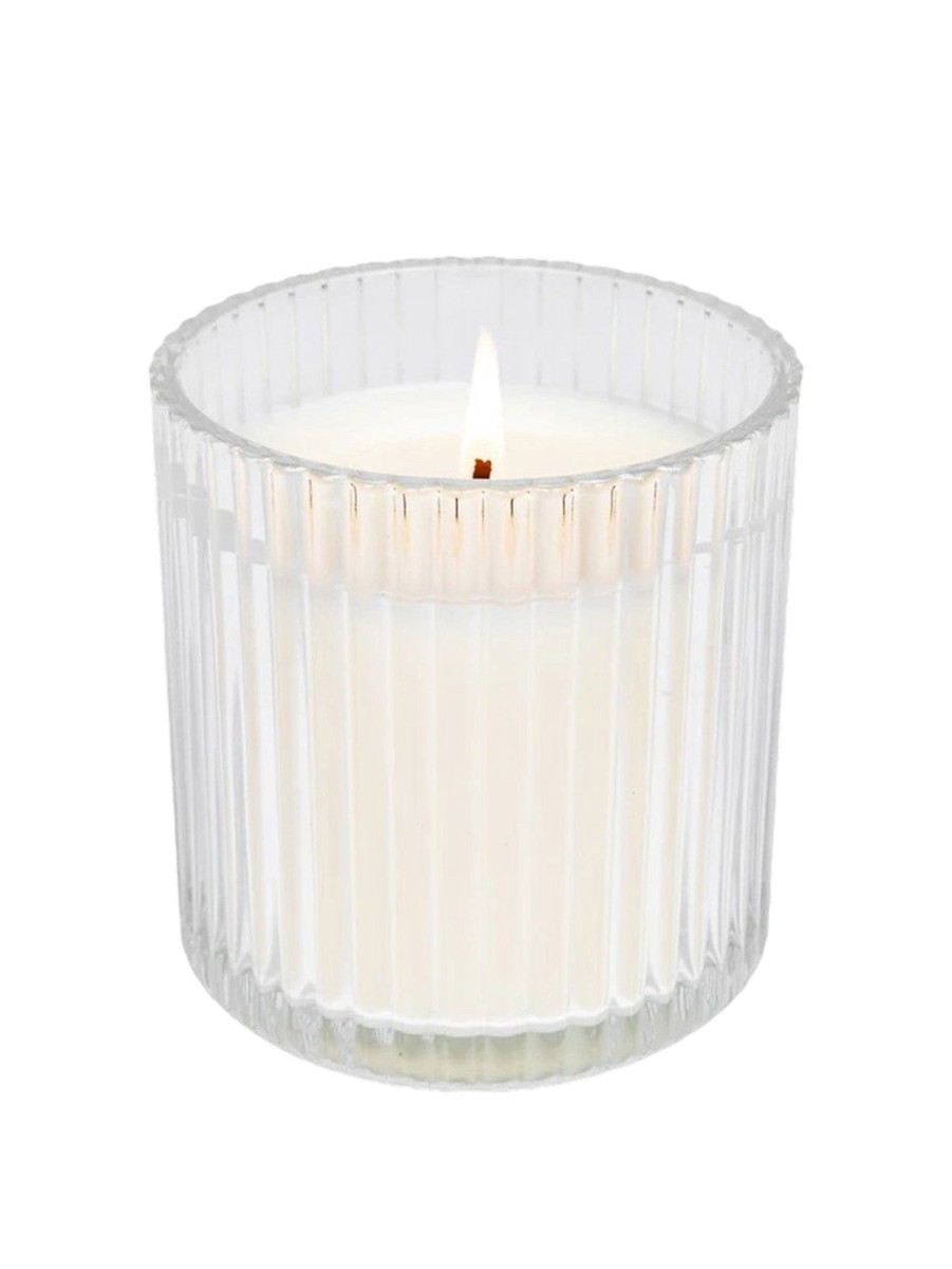 Lifestyle SWEET WATER DECOR Candles | Ribbed Jar 11Oz Candle