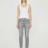 Women AG Jeans Jeans | Mari High Rise Crop Straight Jean Ow 22 Yr Cast Shad