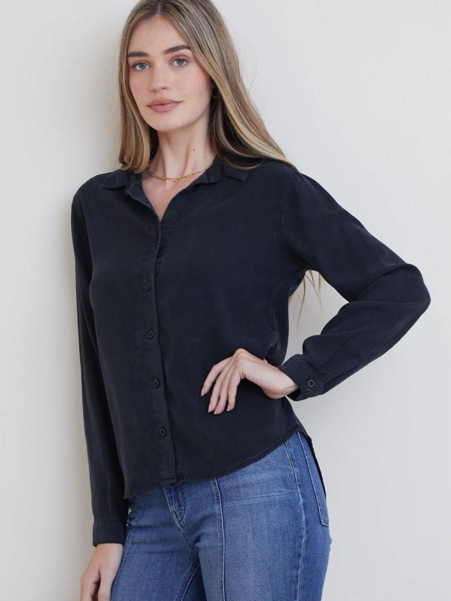 Women Bella Dahl Shirts | Button Down Shirt Black