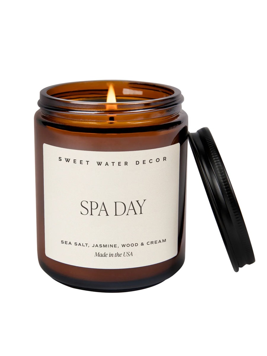 Lifestyle SWEET WATER DECOR Candles | Amber Jar Soy Candle Day Spa