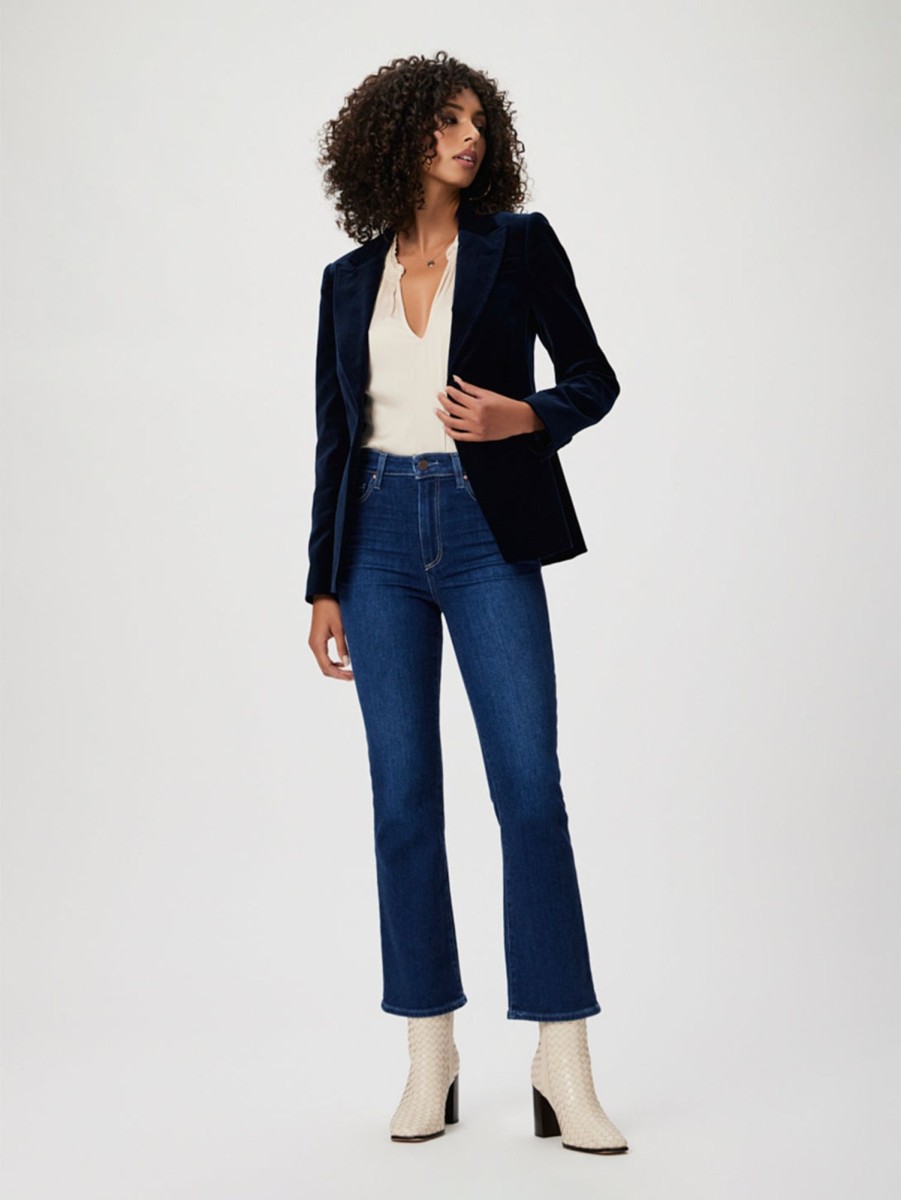 Women Paige Jeans | Claudine Ankle Bootcut Jean Timeless