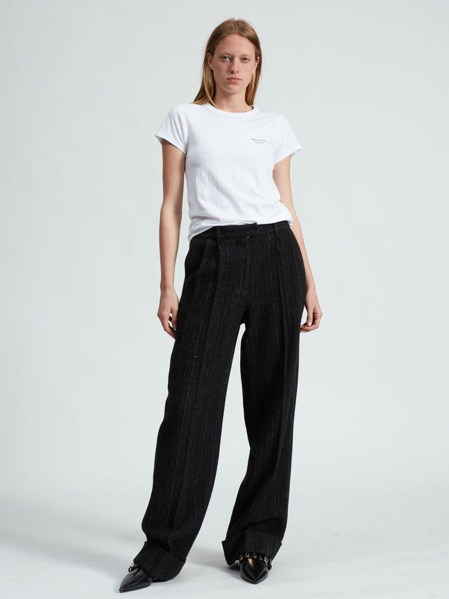 Women RAG + BONE T-Shirts | Nyc Tee White