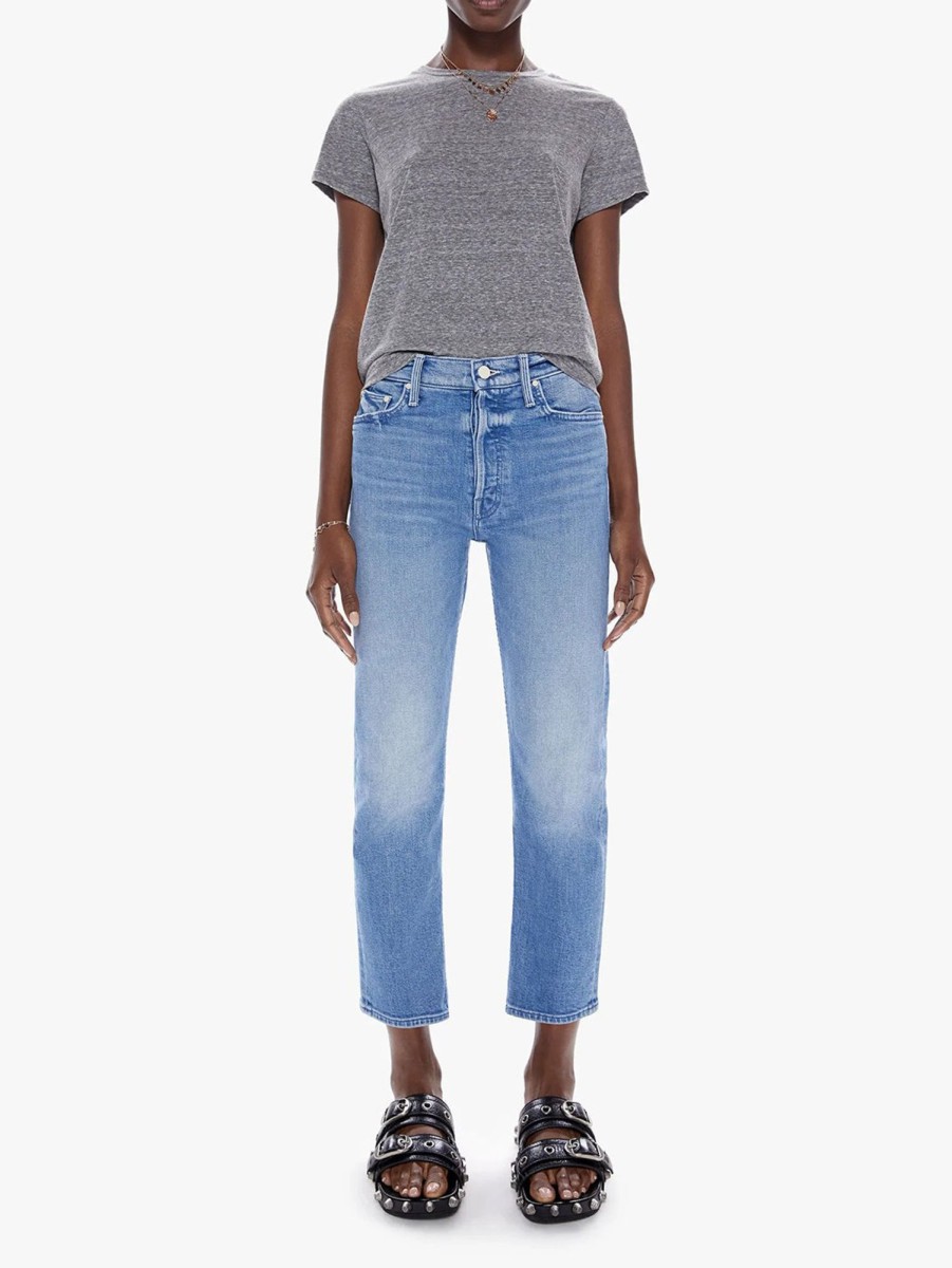 Women Mother Jeans | The Tomcat Ankle Jean - On The Run Otu