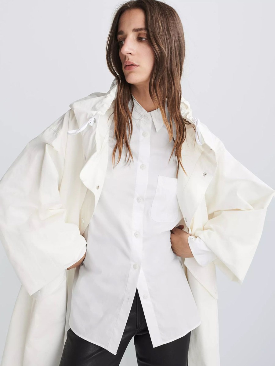 Women RAG + BONE Shirts | Maxine Shirt White