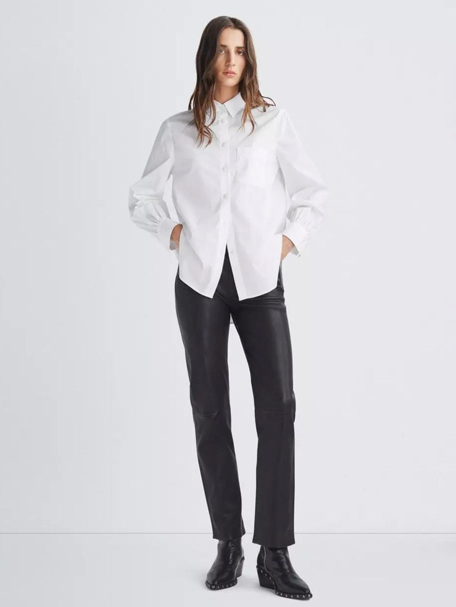 Women RAG + BONE Shirts | Maxine Shirt White