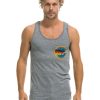 Men AVIATOR NATION Tops | Av Logo Tank Heather Grey