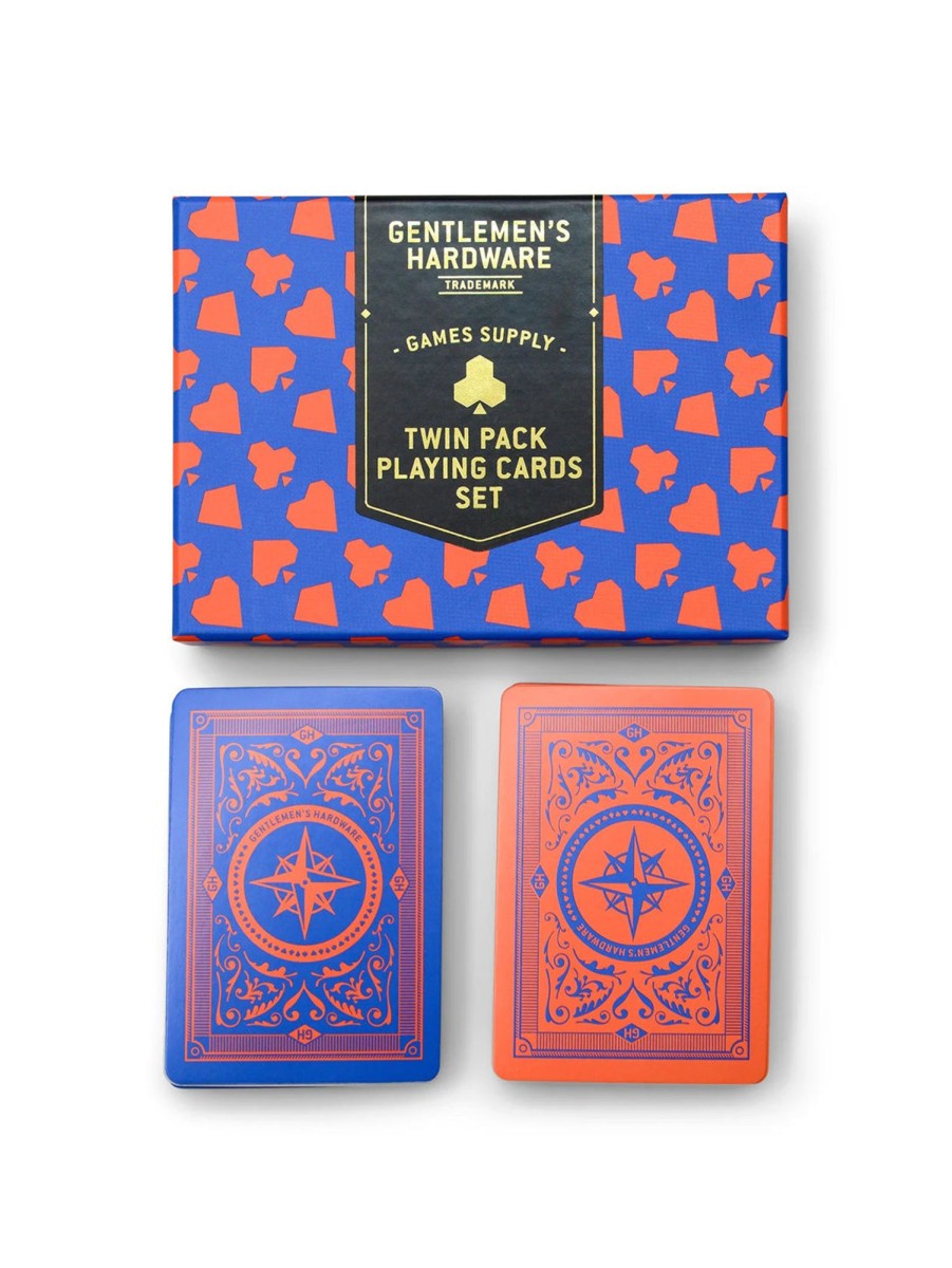 Lifestyle GENTLEMAN'S HARDWARE Game Night | Twins Pack Playing Cards Multi