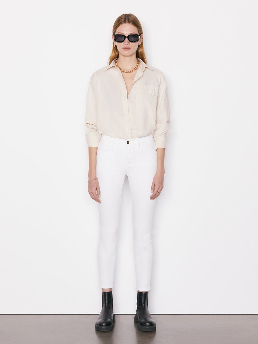 Women FRAME Jeans | Le High Skinny Jean Blanc