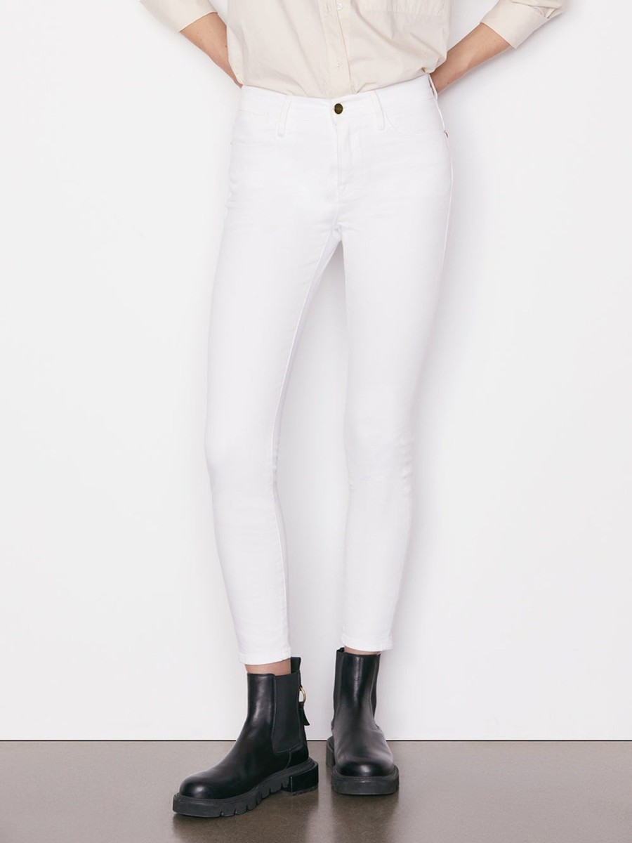 Women FRAME Jeans | Le High Skinny Jean Blanc