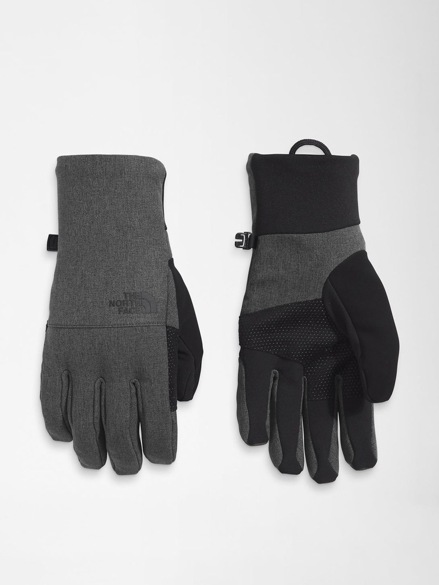 Men The North Face Scarves & Gloves | Apex Etip Glove Grey Heather