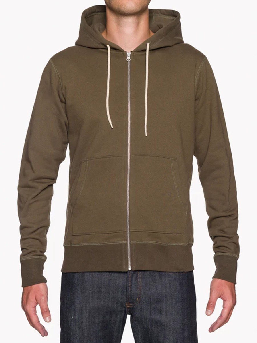 Men Naked u0026 Famous Sweaters & Sweatshirts | Terry Zip Hoodie Hunter