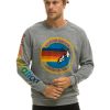 Men AVIATOR NATION Sweaters & Sweatshirts | An Logo Sweatshirt Heather Grey