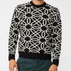 Men Paige Sweaters & Sweatshirts | Confiner Pattern Sweater Black/Cream