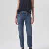 Women AGOLDE Jeans | Kye Mid Rise Straight Crop Jean - Notion