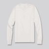 Men SAVE KHAKI Tops | Long Sleeve Jersey Henley Ash