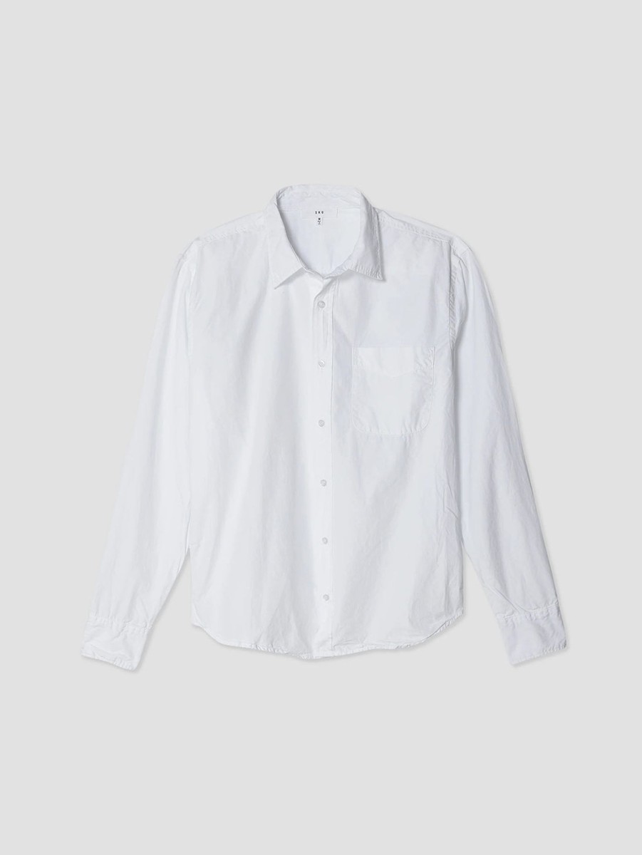 Men SAVE KHAKI Shirts & Polos | Poplin Standard Shirt White