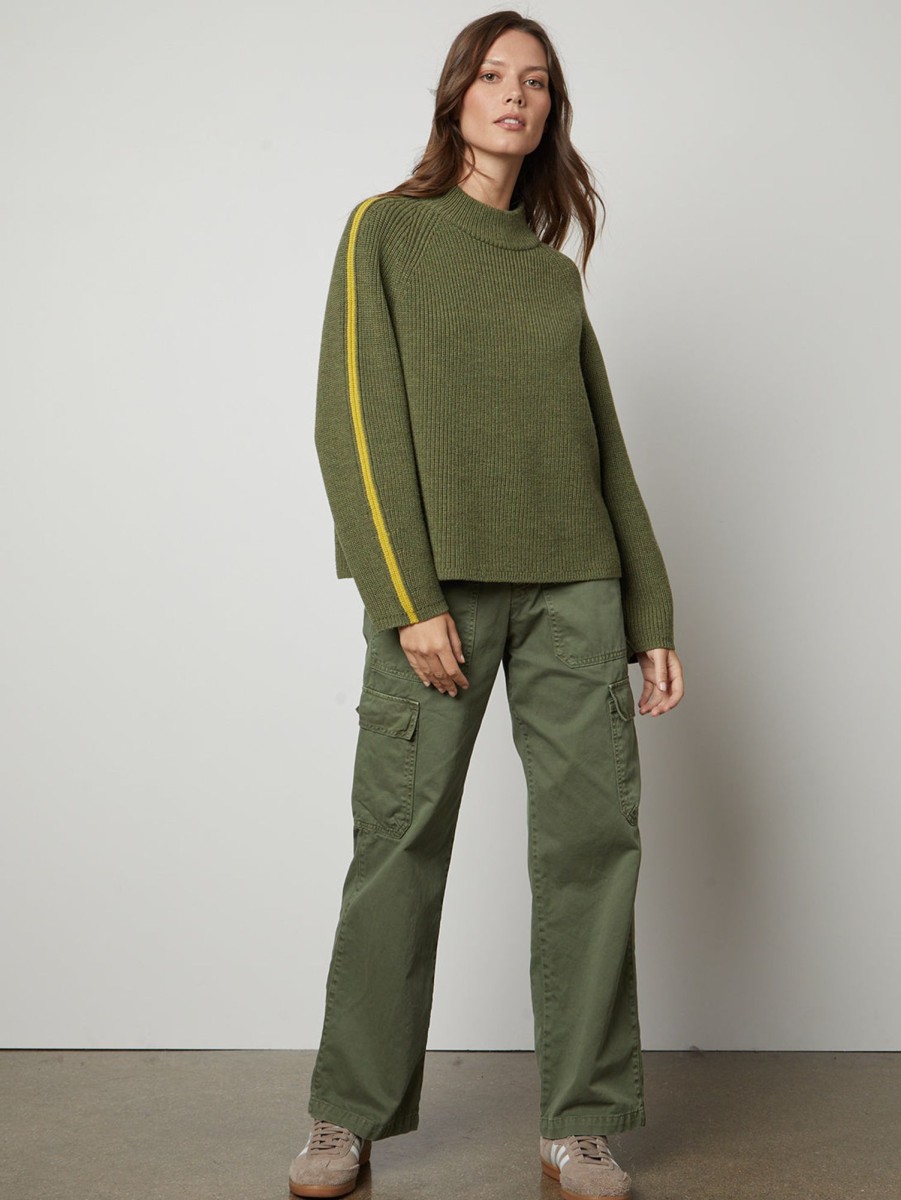 Women Velvet Pants | Makayla Cargo Pant